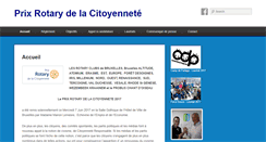 Desktop Screenshot of prix-rotary-de-la-citoyennete.org